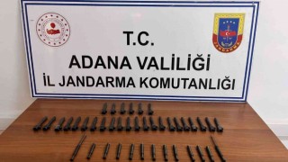 Adanada 28 adet tabanca namlusu ele geçirildi
