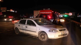 Adanada tır ile otomobil çarpıştı, otomobil sürücüsü ağır yaralandı