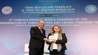 ADÜ Öğretim Üyesi Çevike Aziz Sancar Teşvik Ödülü verildi