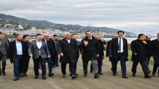 Akçaabat sahili göz kamaştıracak