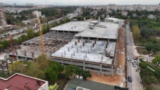 Akdeniz Üniversitesi Katlı Otoparkın kaba inşaatı yıl sonuna tamamlanacak