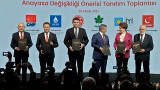 Altılı Masadan Yeni Anayasa Teklifi Sunum Toplantısı