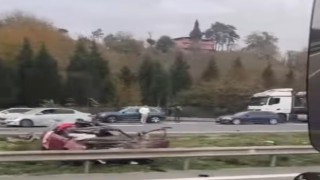 Anadolu Otoyolunda otomobil takla attı: 1i bebek 2 kişi yaralandı