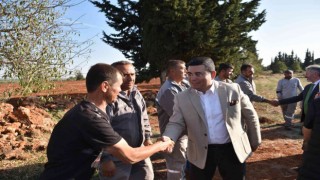 Antalya Orman Çiftliğinde buğday tohumları toprakla buluştu