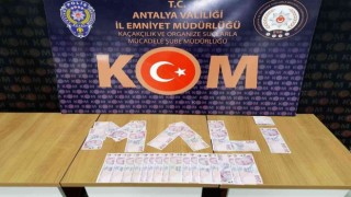 Antalyada piyasaya sahte para süren 1 şüpheli tutuklandı