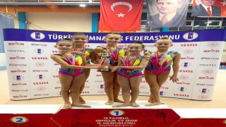 Antalyasporlu Cimnastikçiler İstanbulda şampiyon