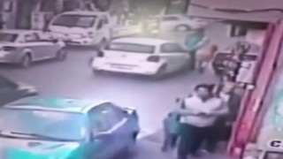 Ataşehirde panik yapan sürücü yol ortasında yürüyen yayaya çarptı