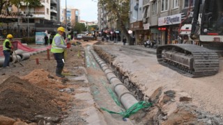Avni Gemicioğlu Caddesinde altyapı çalışmaları
