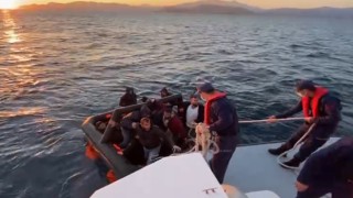 Aydında 14 düzensiz göçmen kurtarıldı