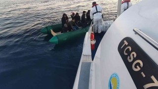 Aydında 8 düzensiz göçmen kurtarıldı