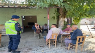 Aydında traktör sürücülerine jandarmadan eğitim