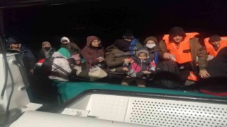 Ayvacık açıklarında 38 kaçak göçmen kurtarıldı