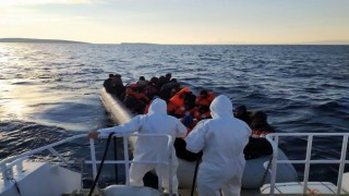 Ayvalıkta 41 kaçak göçmen yakalandı