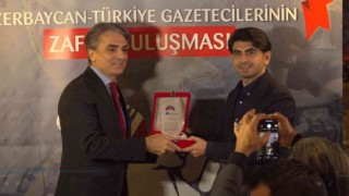 Azerbaycan-Türkiye Gazetecilerinin Zafer Buluşmasında gazetecilere ‘Karabağ Savaşı Fahri Ödülü verildi