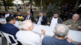 Baba ocağına dönen Gazi Caner İyin için mevlit okutuldu