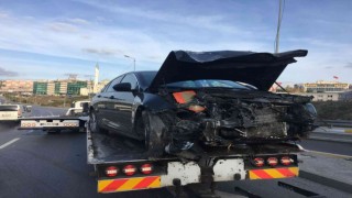 Bağcılarda trafik kazası: 1 yaralı