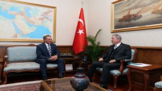 Bakan Akar, ABDnin Ankara Büyükelçisi Flakei kabul etti