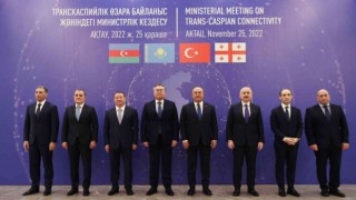 Bakan Çavuşoğlu, Türkiye-Azerbaycan-Kazakistan Dışişleri ve Ulaştırma Bakanları Toplantısına katıldı