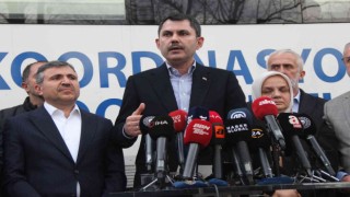Bakan Kurum: Bugün 321 binamızda hasar tespiti yaptık