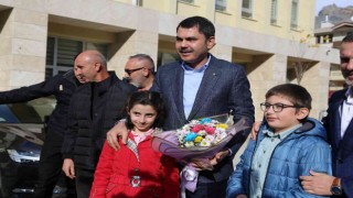 Bakan Kurum, yeni Yusufelinde incelemelerde bulundu