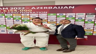 Bakü Grand Slamde Hilal Öztürkten bronz madalya