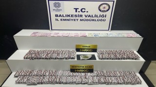 Balıkesirde 8 bin 260 adet uyuşturucu, uyarıcı hap ele geçirildi