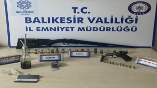 Balıkesirde son bir haftada yapılan operasyonlarda 89 kişi tutuklandı