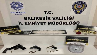 Balıkesirde uyuşturucu baskınında 13 gözaltı