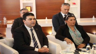 Başkan Çerçioğlu DP Genel Başkanı Uysalı ağırladı