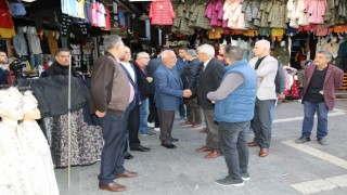 Başkan Güder, esnafların sıkıntılarını dinledi