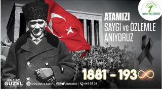 Başkan Güzel’in 10 Kasım Atatürk’ü Anma Günü Mesajı