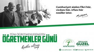 Başkan Güzel’in 24 Kasım Öğretmenler Günü Mesajı