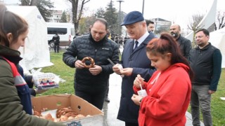 Başkan Özlü, bir an olsun sahadan ayrılmıyor