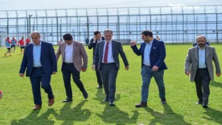 Başkan Tabandan Sivas maçı öncesi İnegölspora moral ziyareti