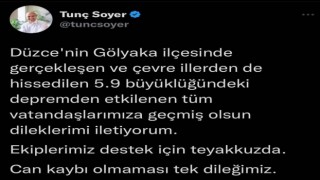 Başkan Tunç Soyer: “Ekiplerimiz destek için teyakkuzda”