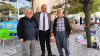 Doğanşehir Belediye Başkanı Durali Zelyurt esnaf gezilerini sürdürüyor