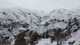 Batmanda etkili olan kar yağışı köyleri beyaza bürüdü