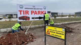 Belediye ekiplerinden otogar ve etrafında çevre düzenleme çalışmaları
