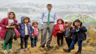 Berit Dağına sezonun ilk karı yağdı