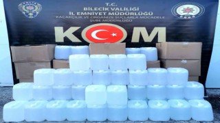 Bilecikte 120 bidon etik alkol ele geçirildi