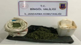 Bingölde 9 kilo esrar ele geçirildi