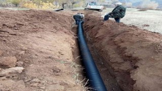 Bingölde kanalizasyon çalışmaları sürüyor