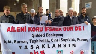 Bitliste ‘Aileni koru, ifsada dur de basın açıklaması yapıldı