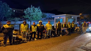 Bodrumda 85 sürücüye reflektörlü yelek dağıtıldı