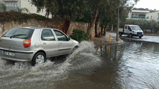 Bodrumda güneşli ve sıcak hava, yerini yağmura bıraktı