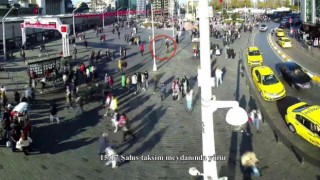 Bombalı saldırıyı gerçekleştiren teröristin Taksimdeki son görüntüleri ortaya çıktı