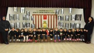 Bozüyük Belediyesi Gündüz Çocuk Oyun ve Bakımevinde minik öğrenciler Atatürkü andı