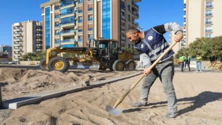 Bucada yol ve otopark çalışmaları kesintisiz sürüyor