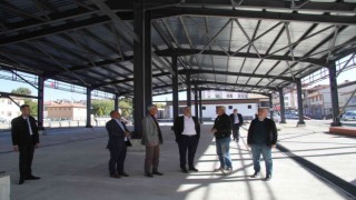 Bünyanda mini terminal ve kapalı pazar yerinde inceleme