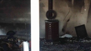 Bursada 8i çocuk 9 kişiye mezar olan ev dron ile havadan görüntülendi